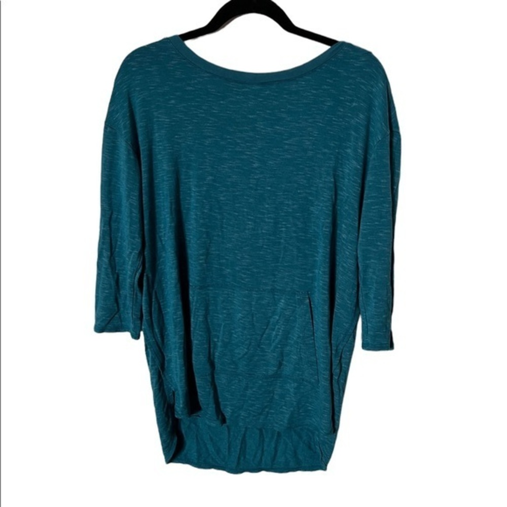 Sunday Sweater Tunic 3/4 Sleeves With Kangaroo Pocket Size Medium